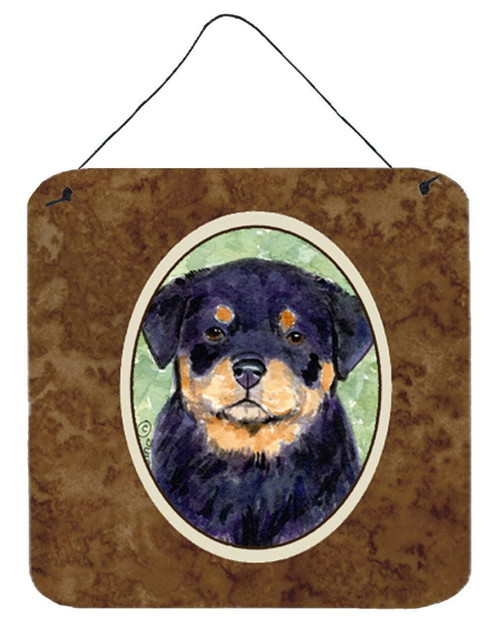 Rottweiler Aluminium Metal Wall or Door Hanging Prints by Caroline's Treasures