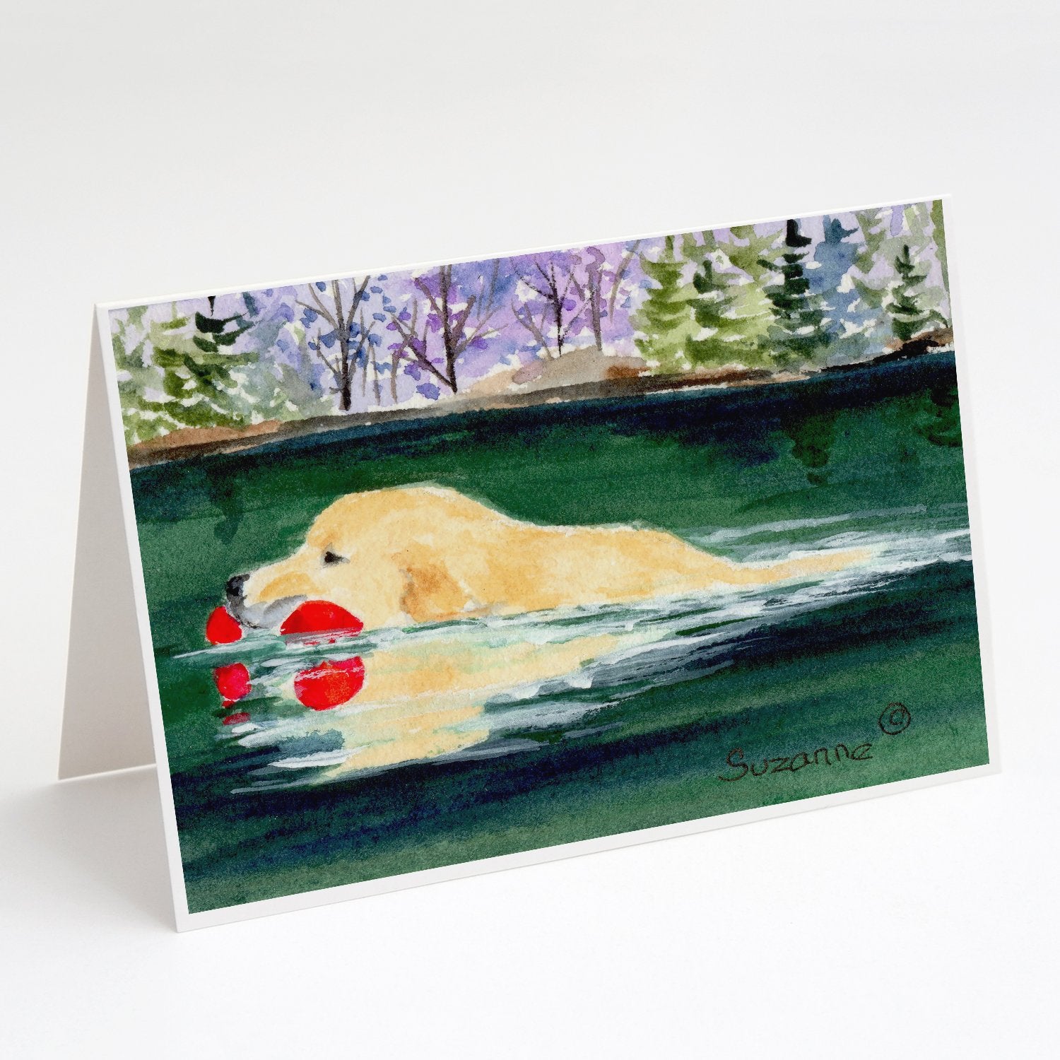 Buy this Golden Retriever Greeting Cards and Envelopes Pack of 8