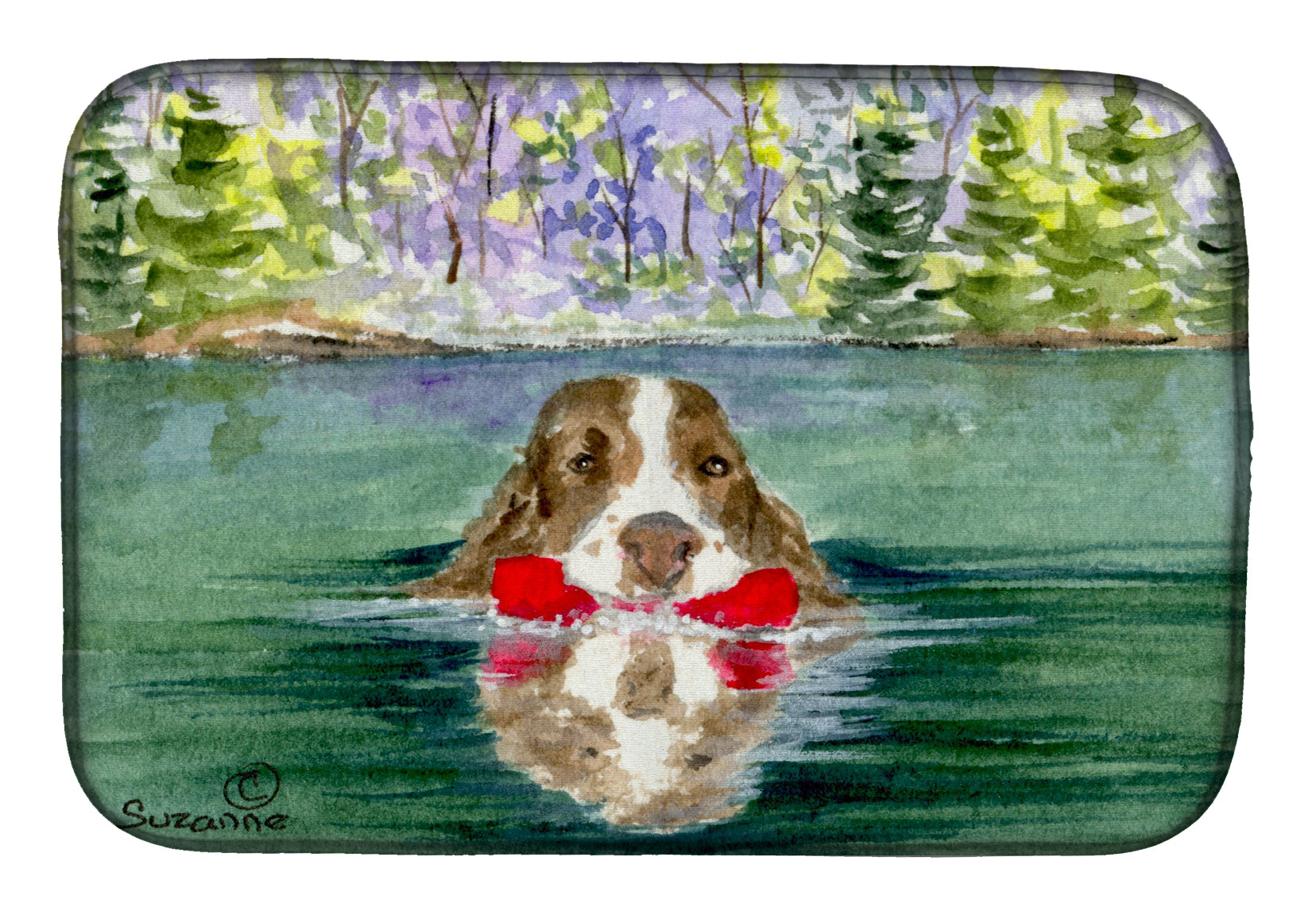 Springer Spaniel Dish Drying Mat SS8943DDM  the-store.com.