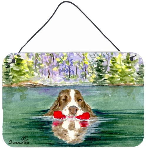 Springer Spaniel Indoor Aluminium Metal Wall or Door Hanging Prints by Caroline's Treasures