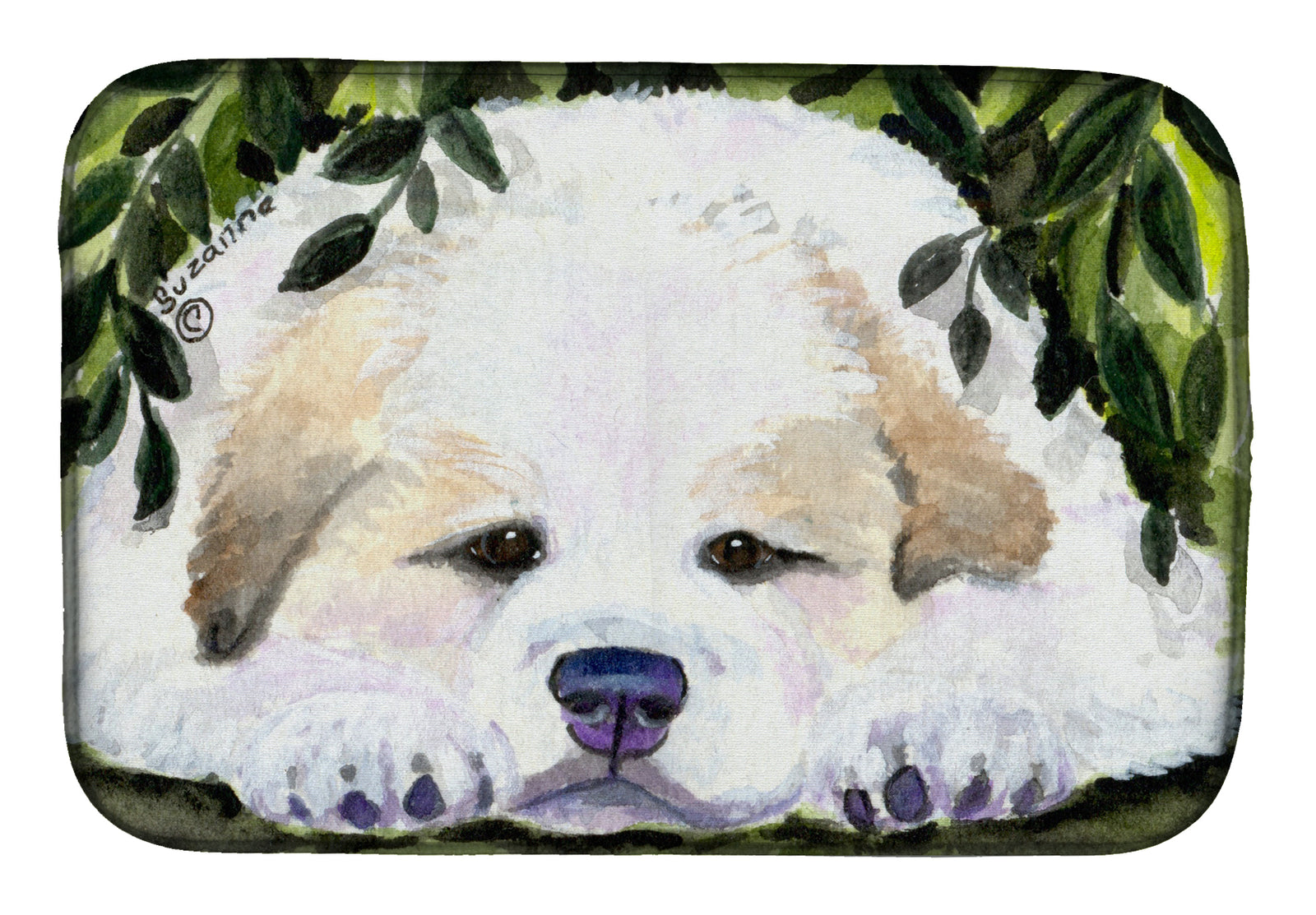 Golden Retriever Dish Drying Mat SS8944DDM  the-store.com.