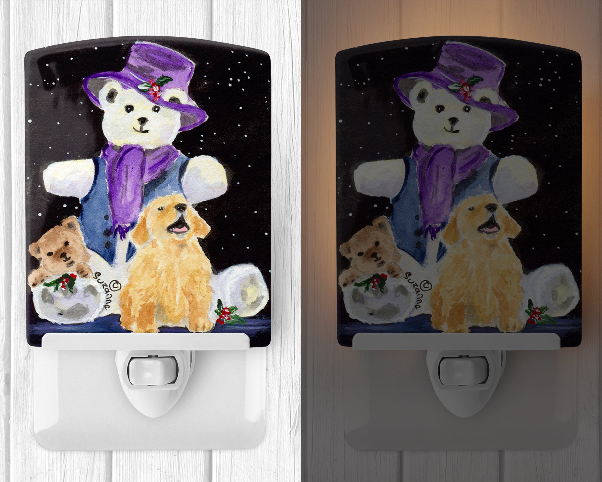 Golden Retriever Ceramic Night Light SS8954CNL - the-store.com