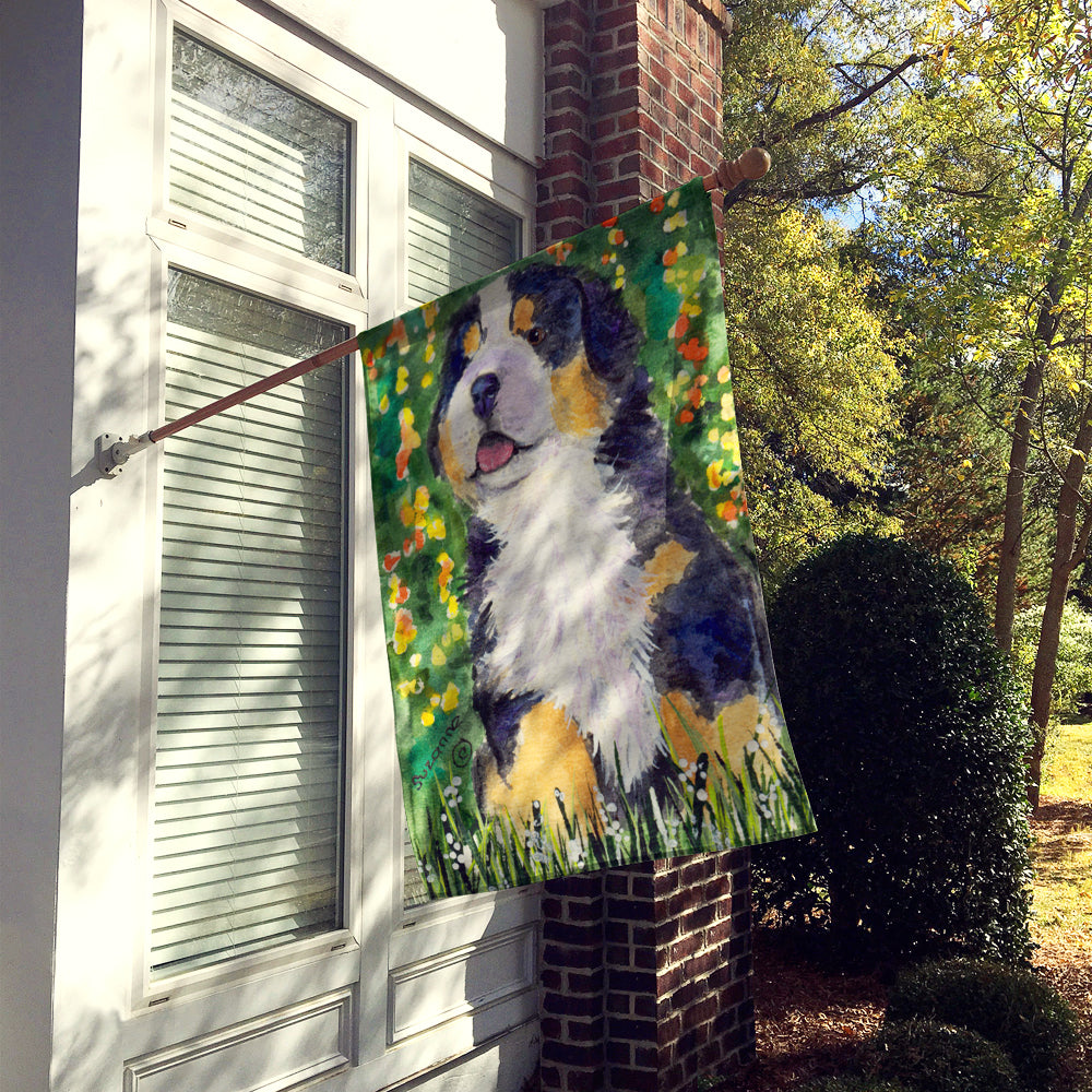 Bernese Mountain Dog Flag Canvas House Size  the-store.com.