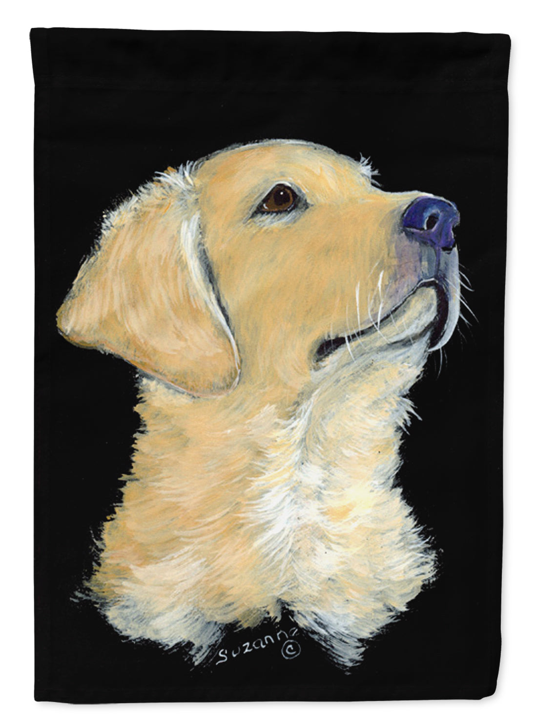 Golden Retriever Flag Canvas House Size  the-store.com.