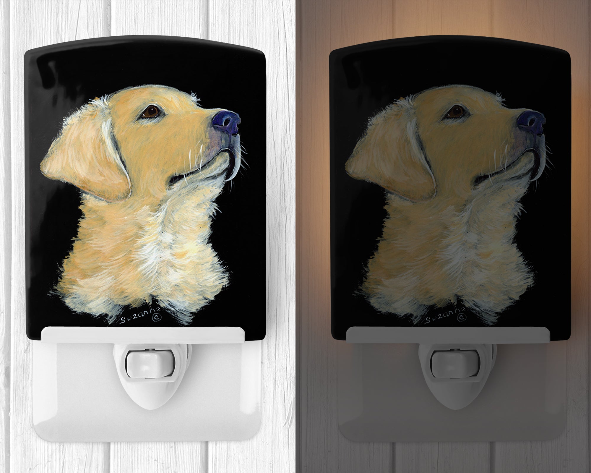 Golden Retriever Ceramic Night Light SS8960CNL - the-store.com