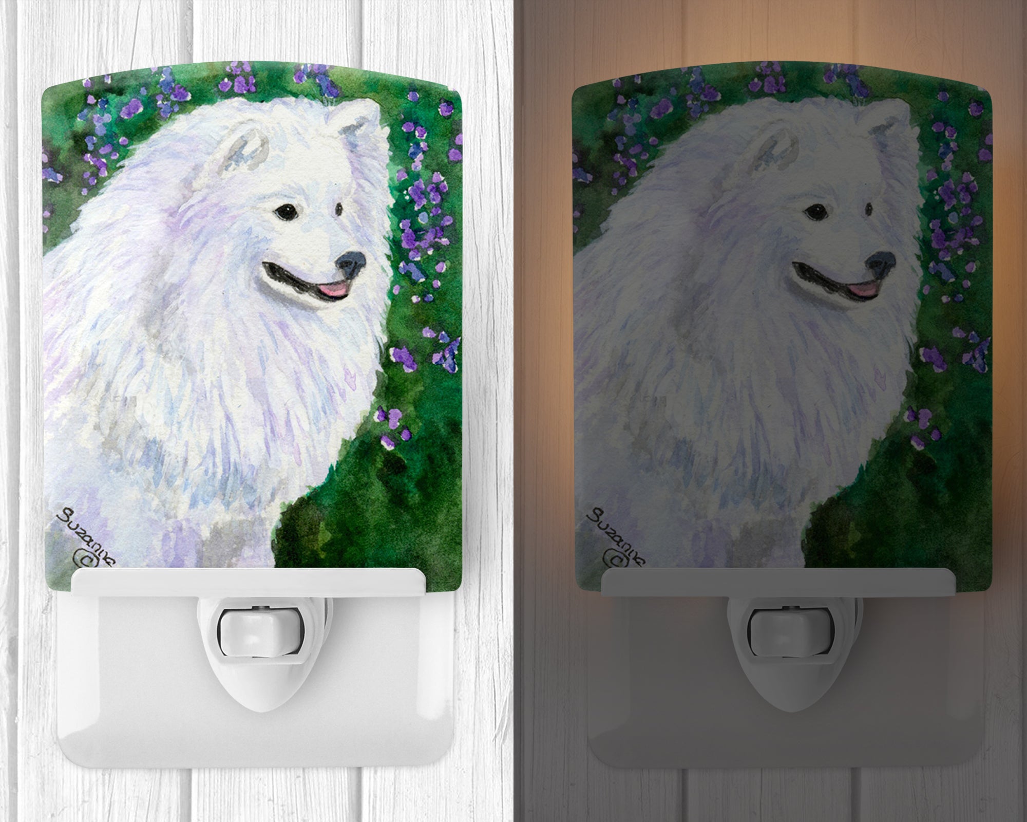 American Eskimo Ceramic Night Light SS8965CNL - the-store.com