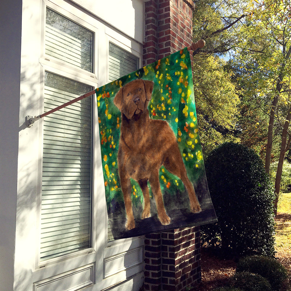 Chesapeake Bay Retriever Flag Canvas House Size  the-store.com.