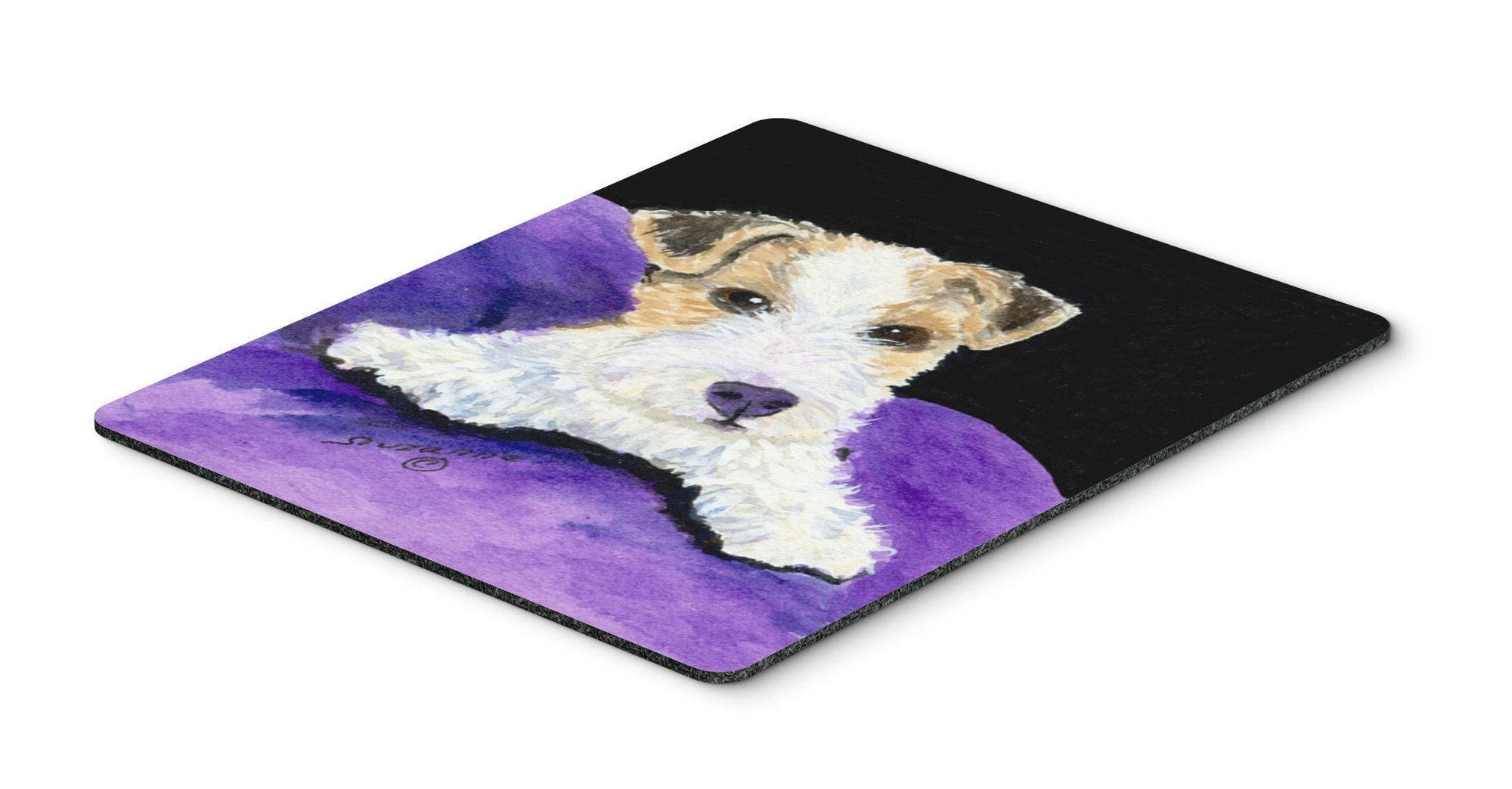 Fox Terrier Mouse Pad / Hot Pad / Trivet by Caroline's Treasures