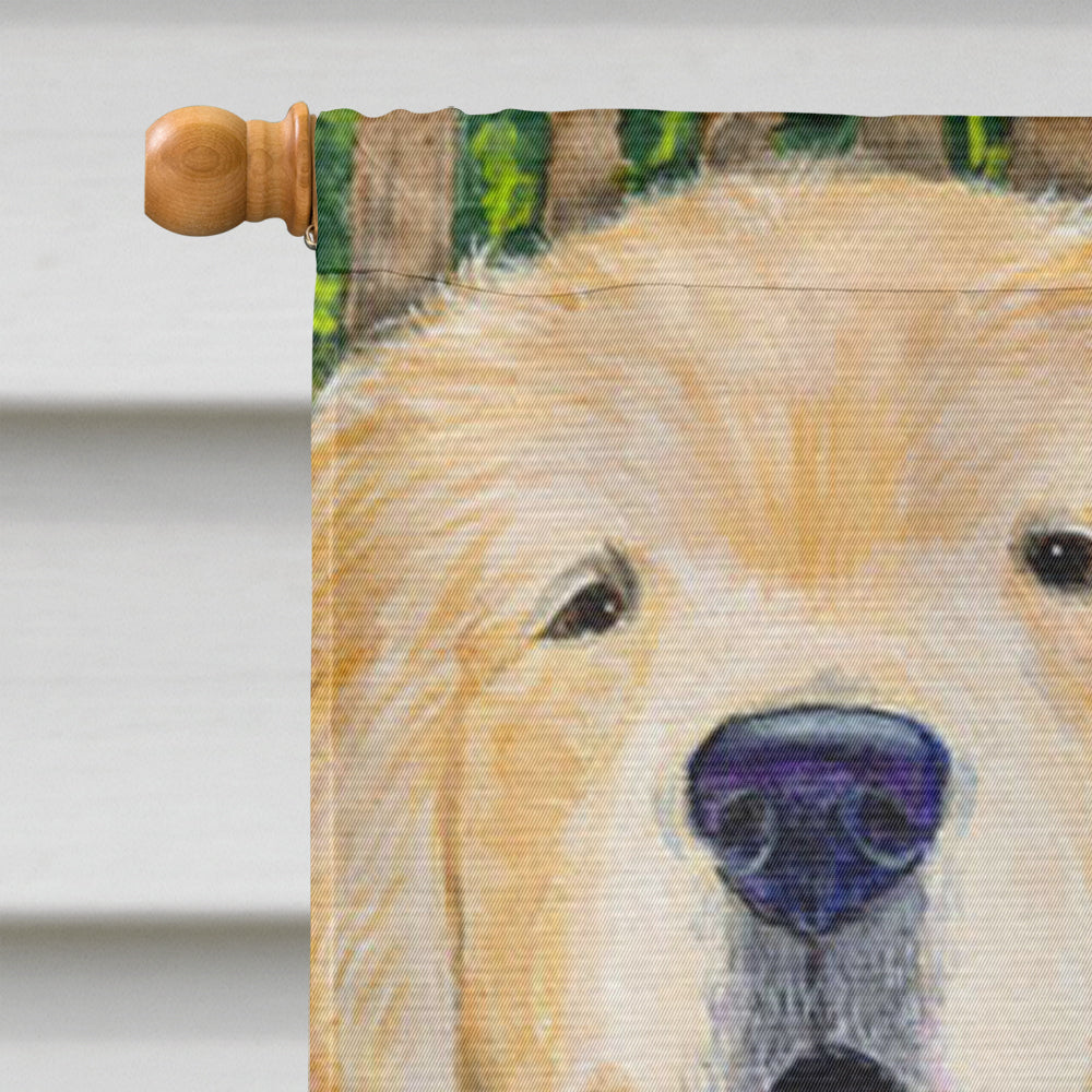 Golden Retriever Flag Canvas House Size  the-store.com.