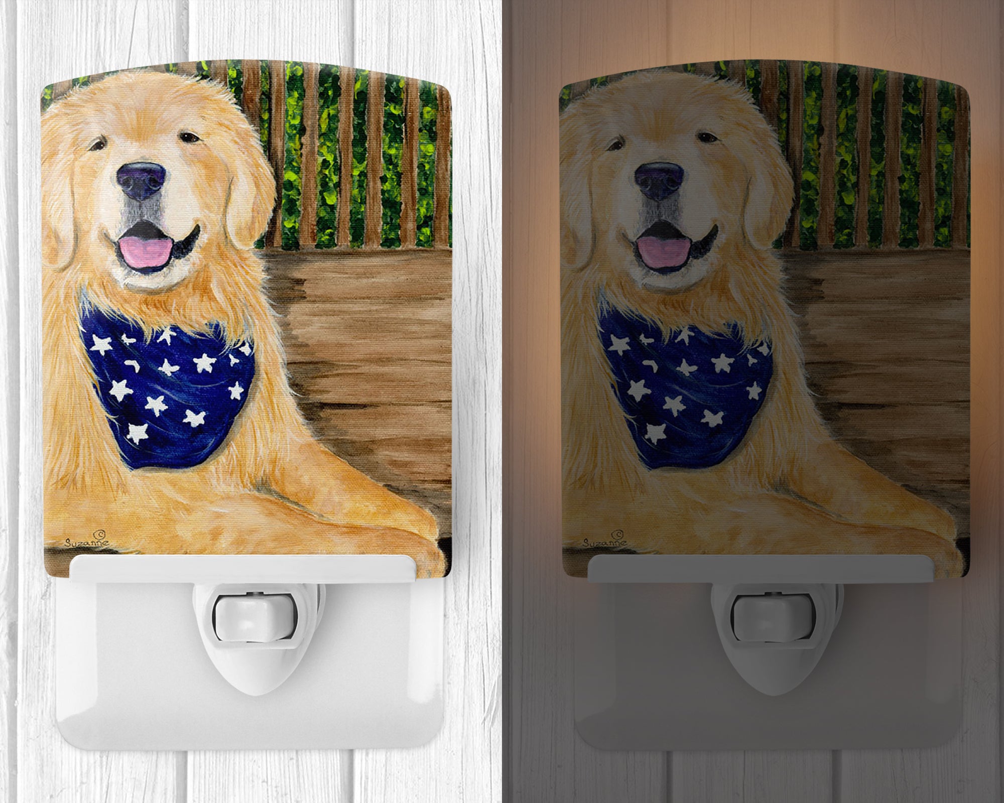 Golden Retriever Ceramic Night Light SS8972CNL - the-store.com