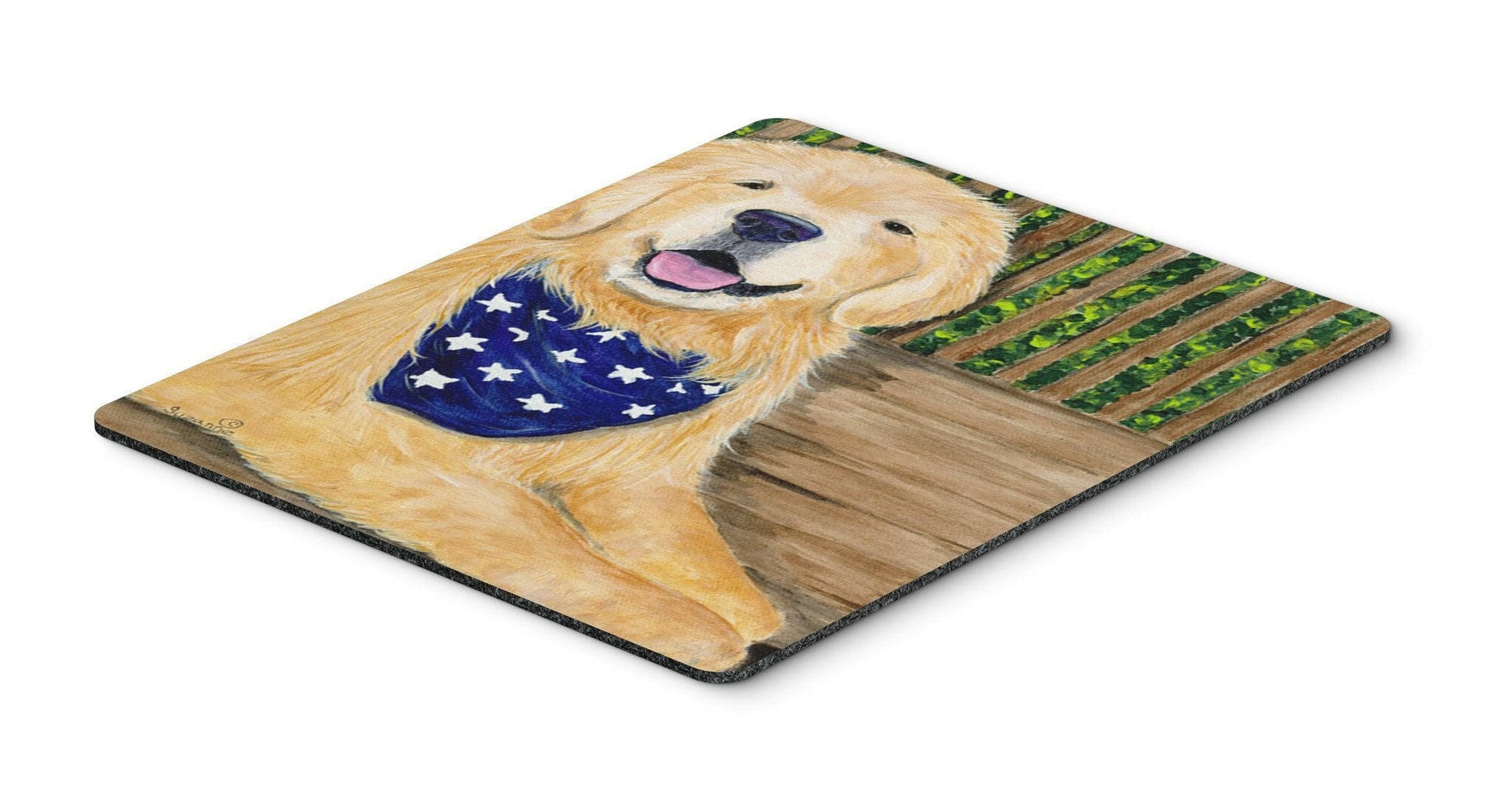 Golden Retriever Mouse Pad / Hot Pad / Trivet by Caroline's Treasures