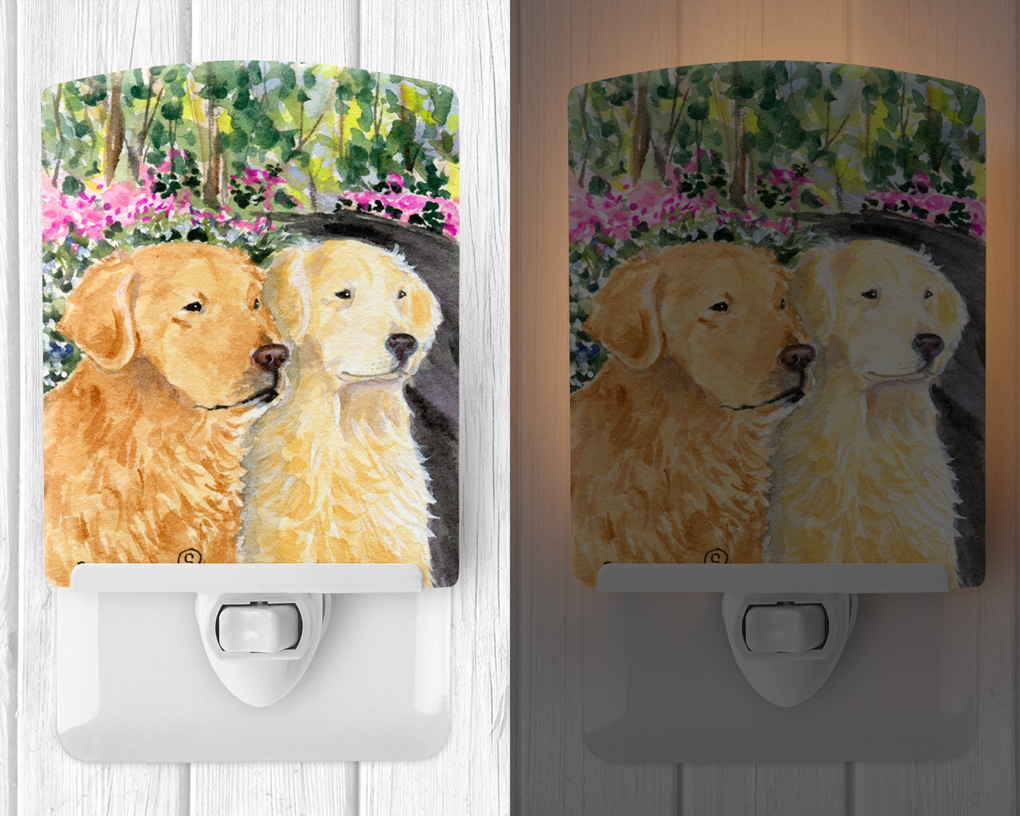 Golden Retriever Ceramic Night Light SS8974CNL - the-store.com