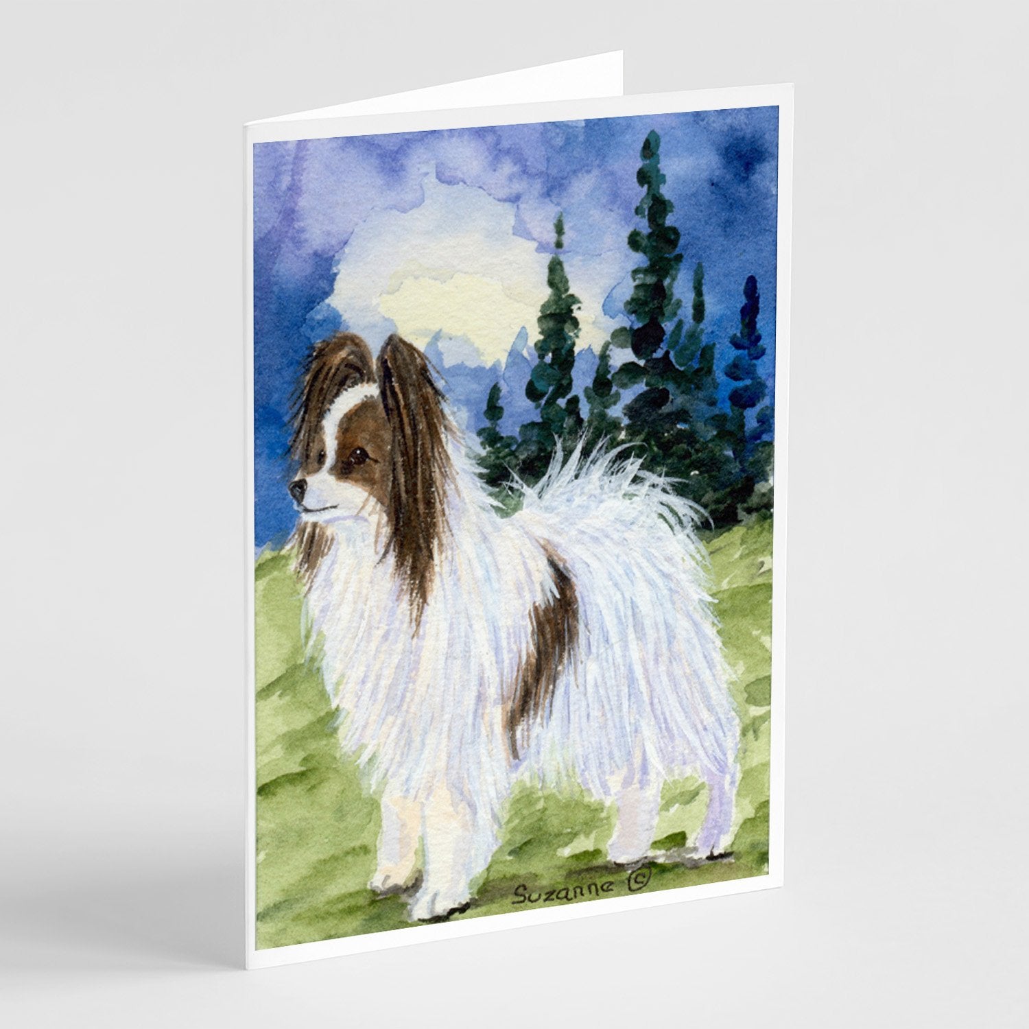 Buy this Papillon Greeting Cards and Envelopes Pack of 8