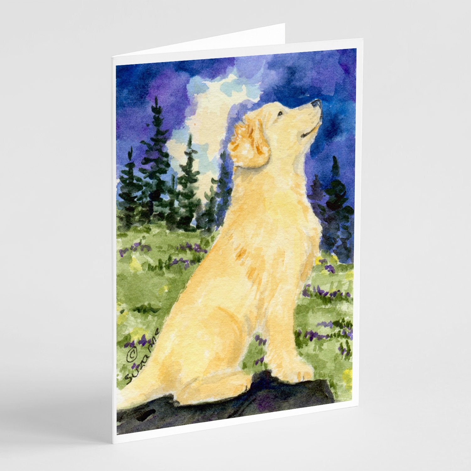 Buy this Golden Retriever Greeting Cards and Envelopes Pack of 8