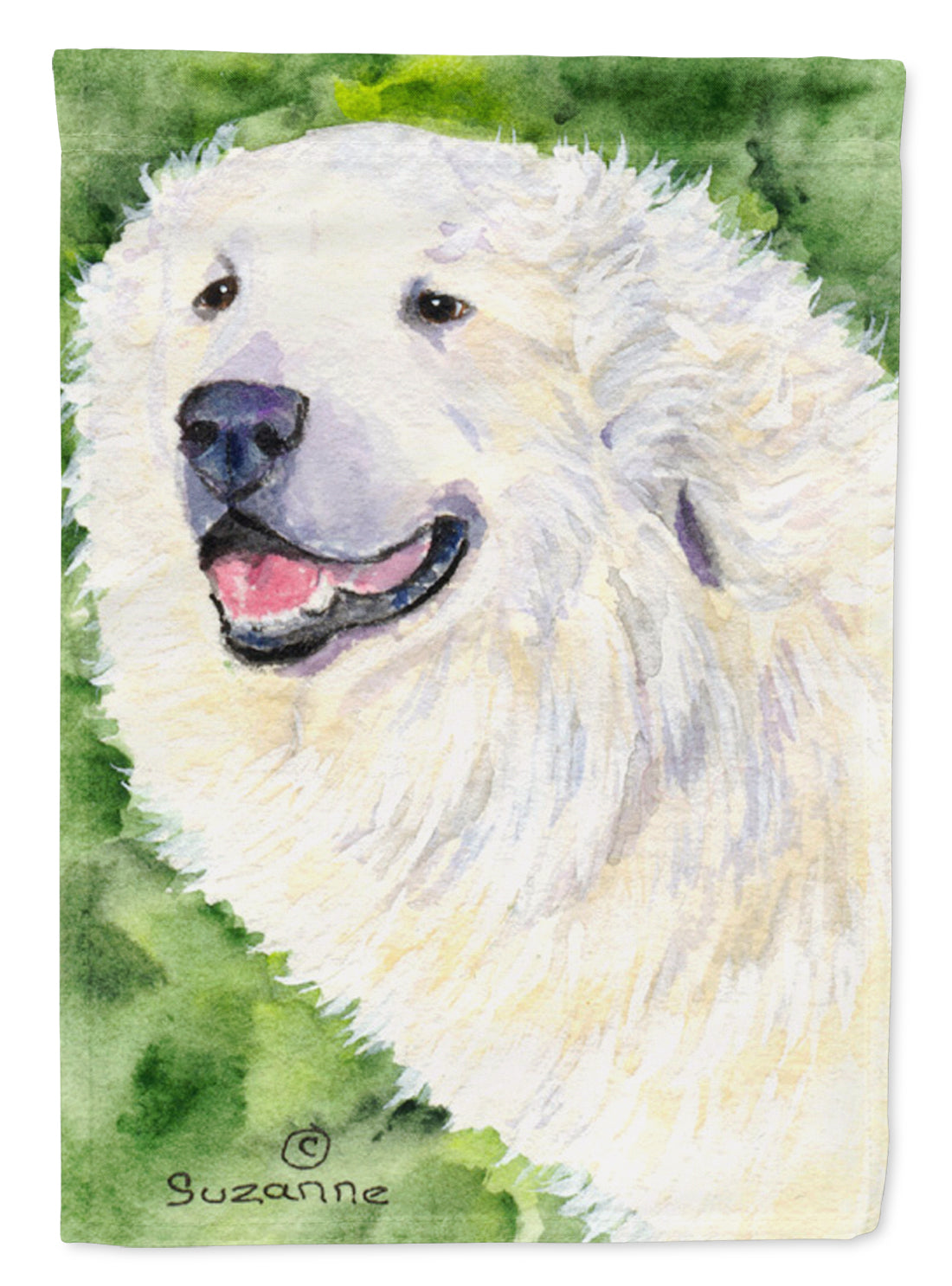 Great Pyrenees Flag Garden Size.