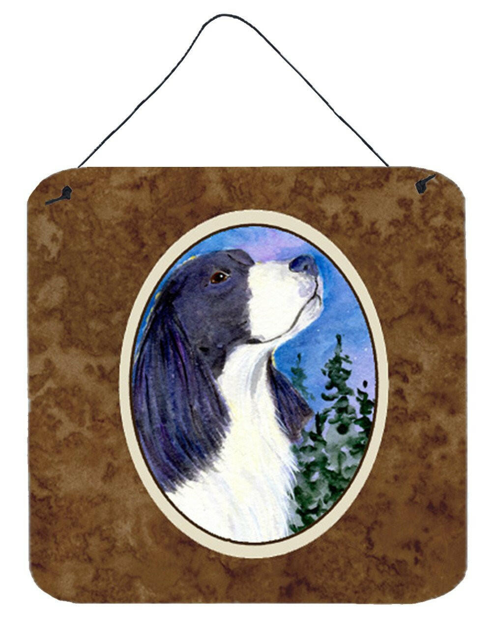 English Springer Spaniel Aluminium Metal Wall or Door Hanging Prints by Caroline's Treasures