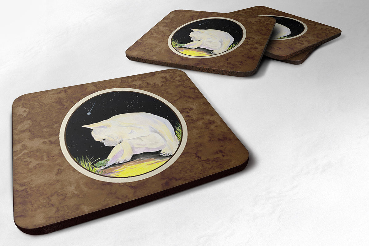 Set of 4 French Bulldog Foam Coasters - the-store.com