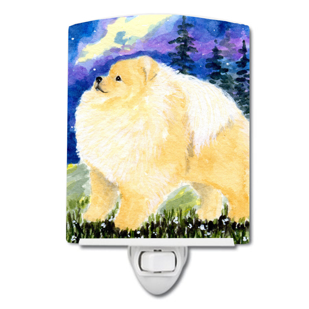 Pomeranian Ceramic Night Light SS8998CNL - the-store.com