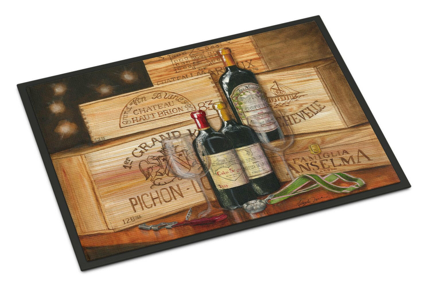 Wine Gran Vin by Malenda Trick Indoor or Outdoor Mat 18x27 TMTR0254MAT - the-store.com