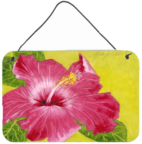 Hot Pink Hibiscus by Malenda Trick Wall or Door Hanging Prints by Caroline's Treasures