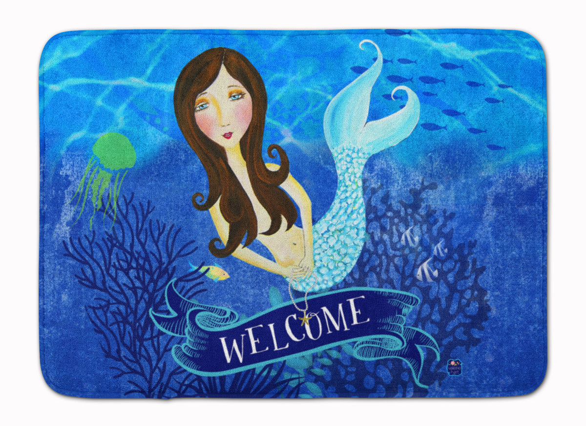 Welcome Mermaid Machine Washable Memory Foam Mat VHA3010RUG - the-store.com