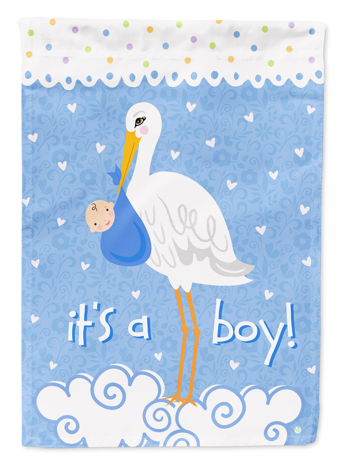 It's a Baby Boy Flag Garden Size VHA3012GF.