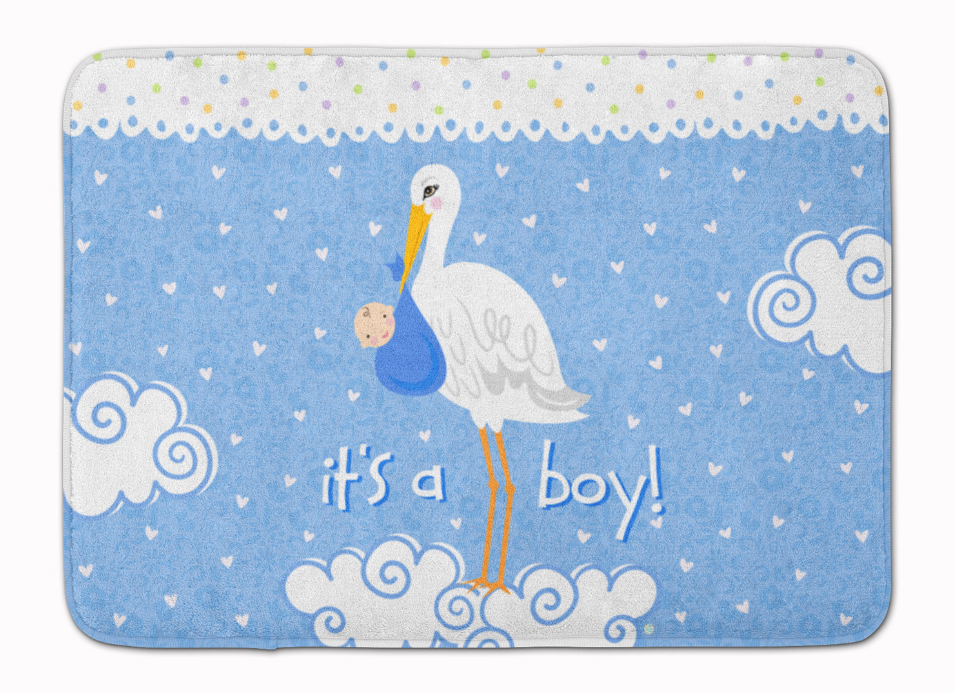 It's a Baby Boy Machine Washable Memory Foam Mat VHA3012RUG - the-store.com