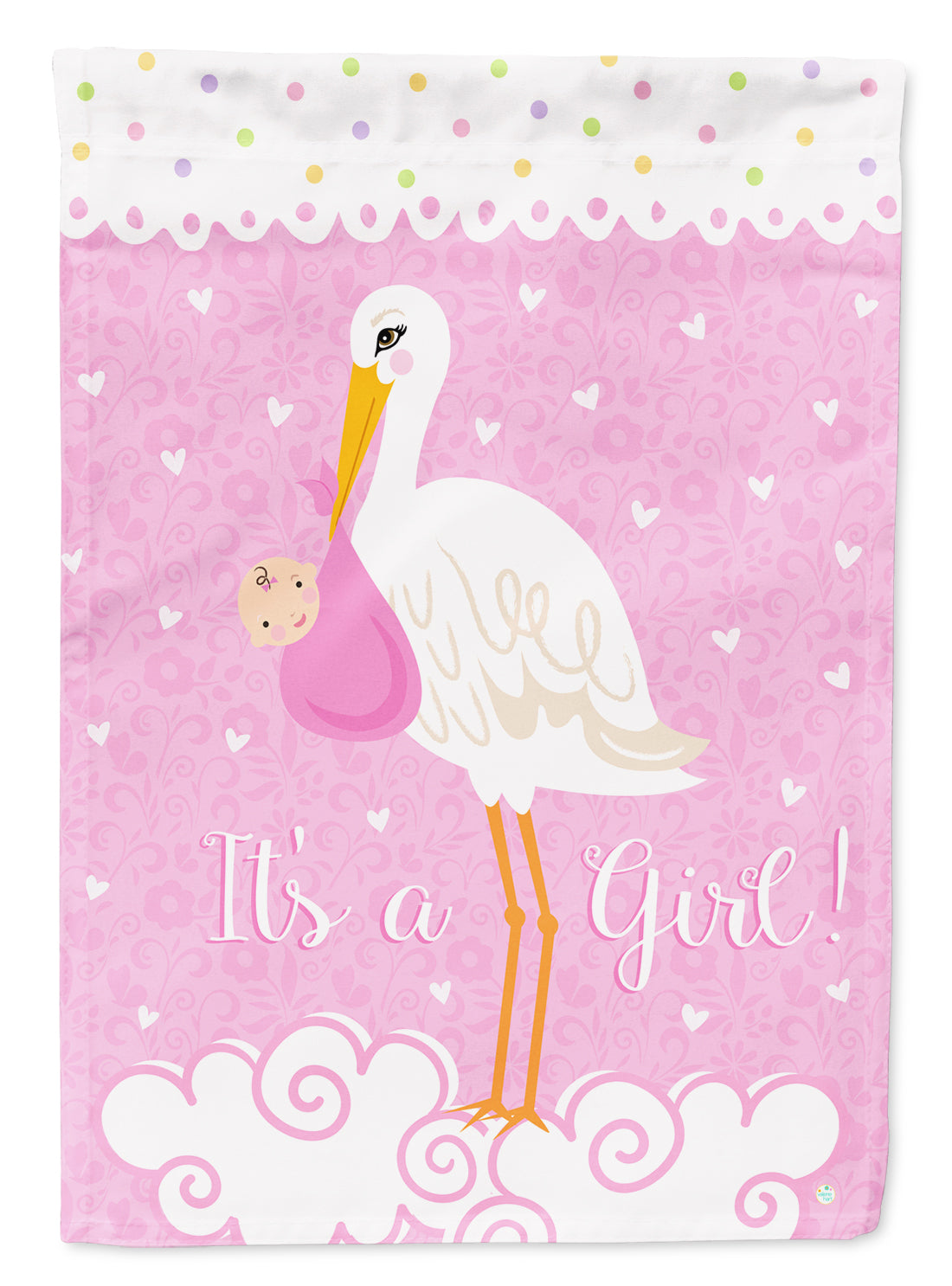 It's a Baby Girl Flag Canvas House Size VHA3013CHF  the-store.com.