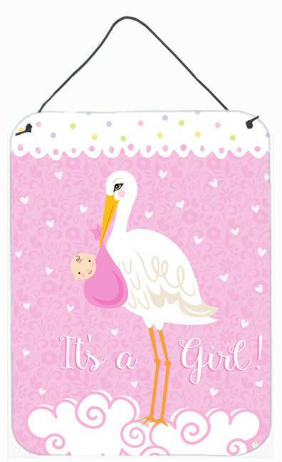 It&#39;s a Baby Girl Wall or Door Hanging Prints VHA3013DS1216 by Caroline&#39;s Treasures