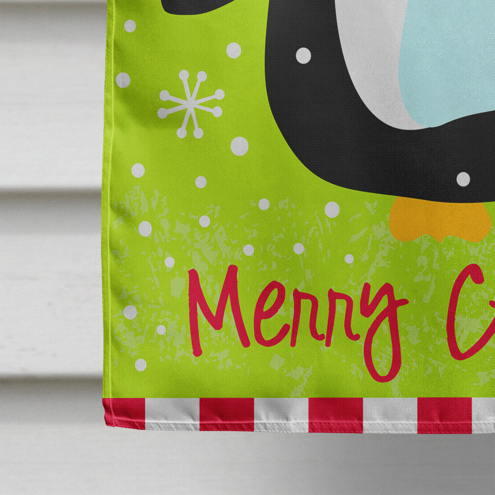 Merry Christmas Happy Penguin Flag Canvas House Size VHA3015CHF  the-store.com.