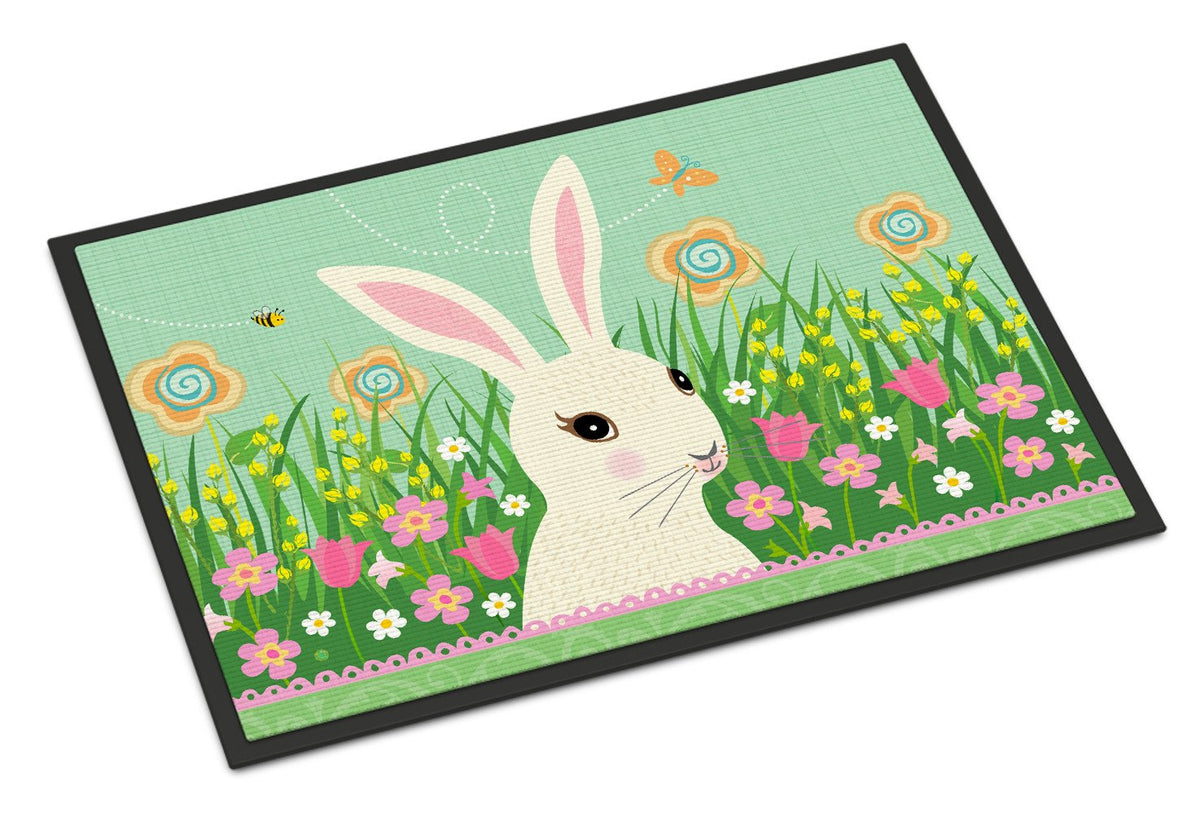 Easter Bunny Rabbit Indoor or Outdoor Mat 24x36 VHA3023JMAT by Caroline&#39;s Treasures