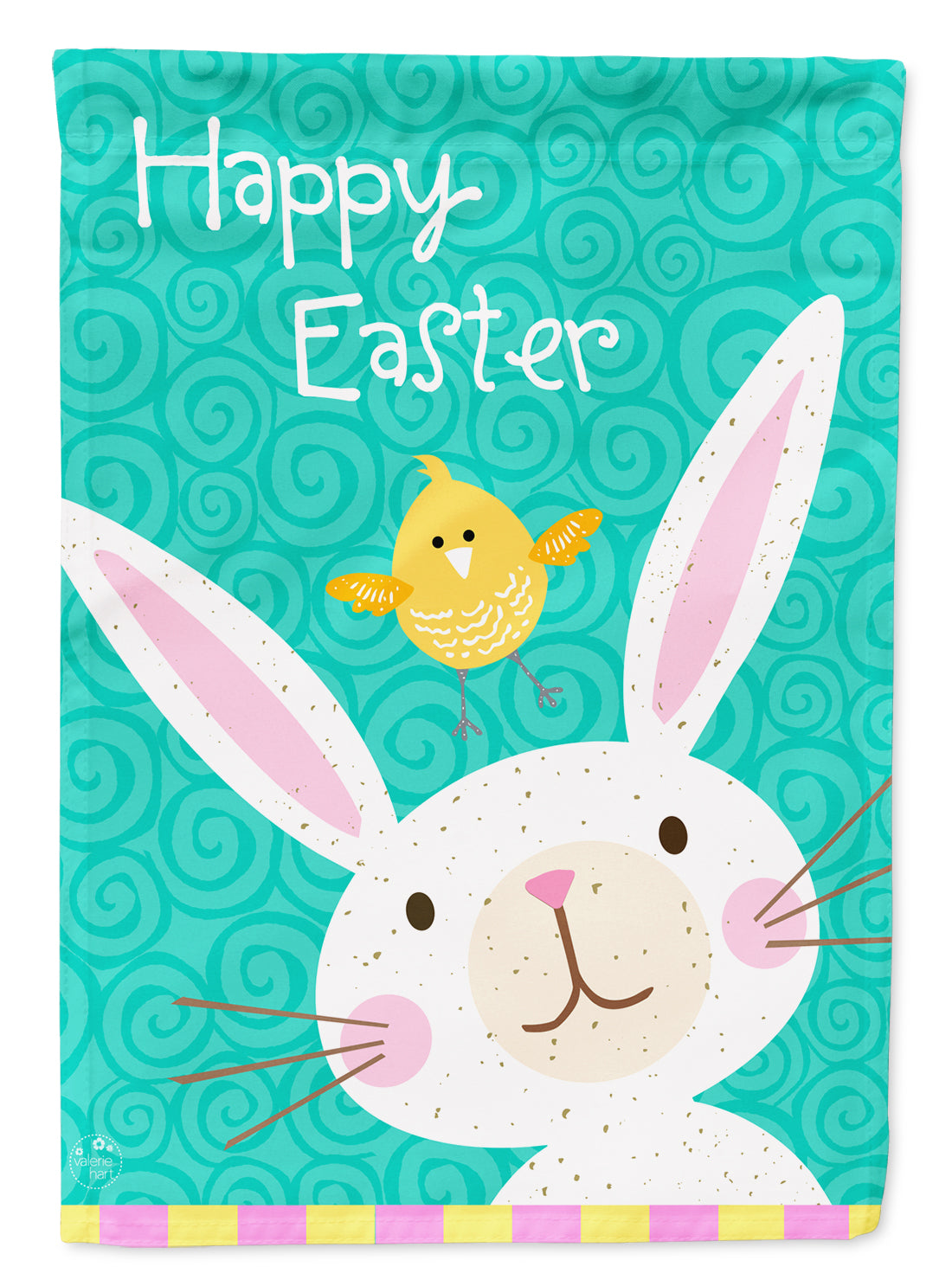 Happy Easter Rabbit Flag Garden Size VHA3032GF  the-store.com.