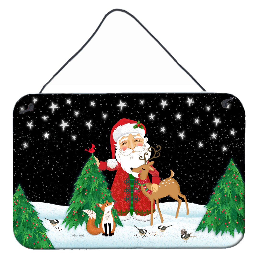 Santa Claus Christmas Wall or Door Hanging Prints VHA3033DS812 by Caroline&#39;s Treasures