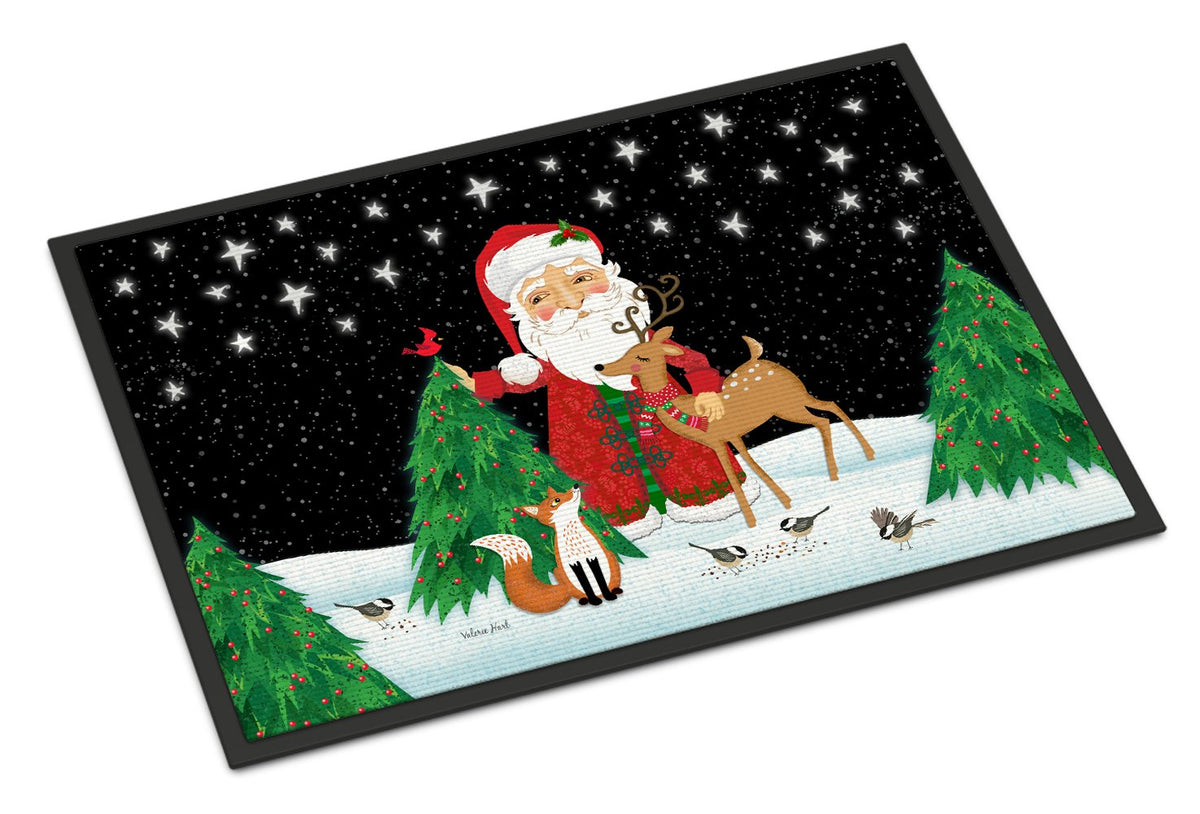 Santa Claus Christmas Indoor or Outdoor Mat 24x36 VHA3033JMAT by Caroline&#39;s Treasures