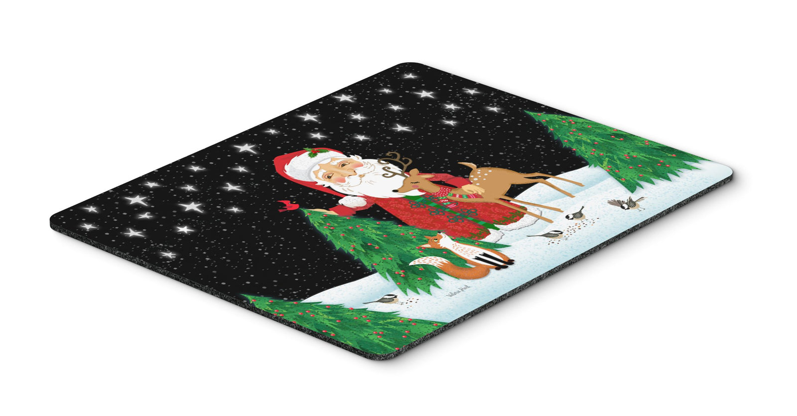 Santa Claus Christmas Mouse Pad, Hot Pad or Trivet VHA3033MP by Caroline's Treasures