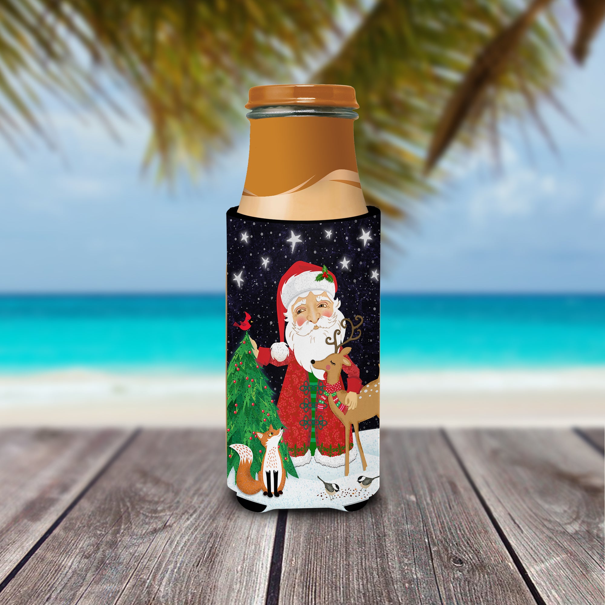 Santa Claus Christmas  Ultra Hugger for slim cans VHA3033MUK  the-store.com.