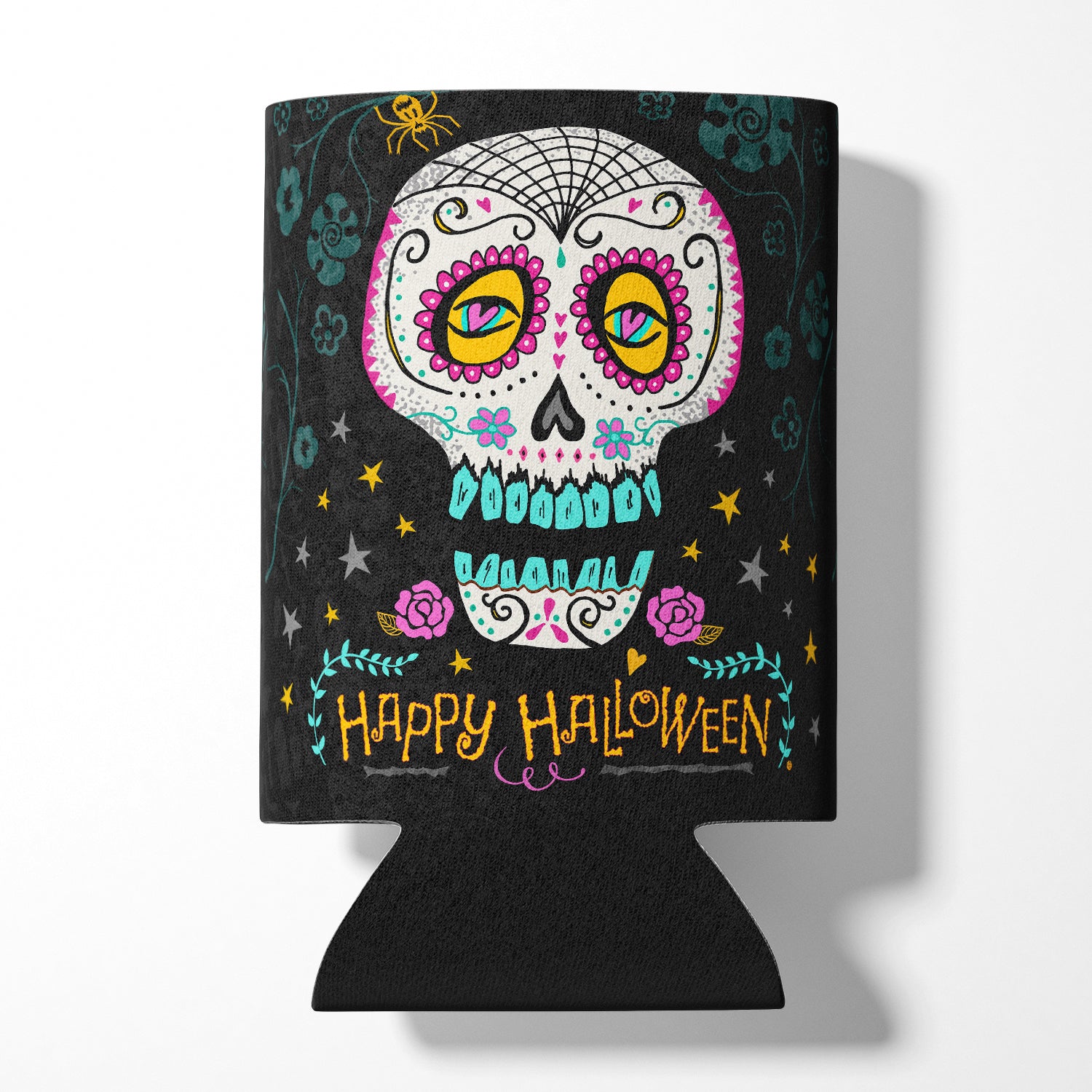 Happy Halloween Day of the Dead Can or Bottle Hugger VHA3035CC  the-store.com.