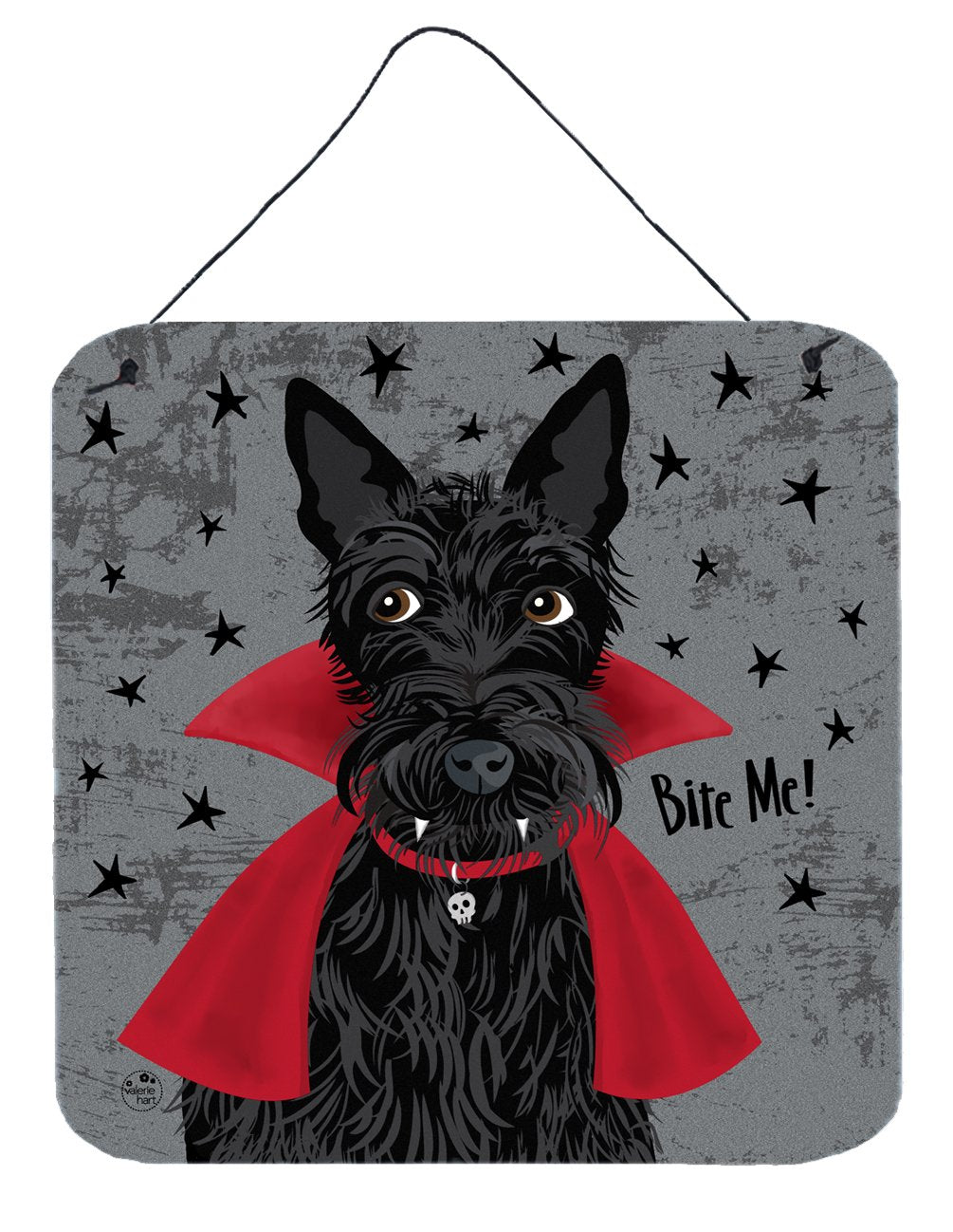 Halloween Vampire Scottie Wall or Door Hanging Prints by Caroline&#39;s Treasures