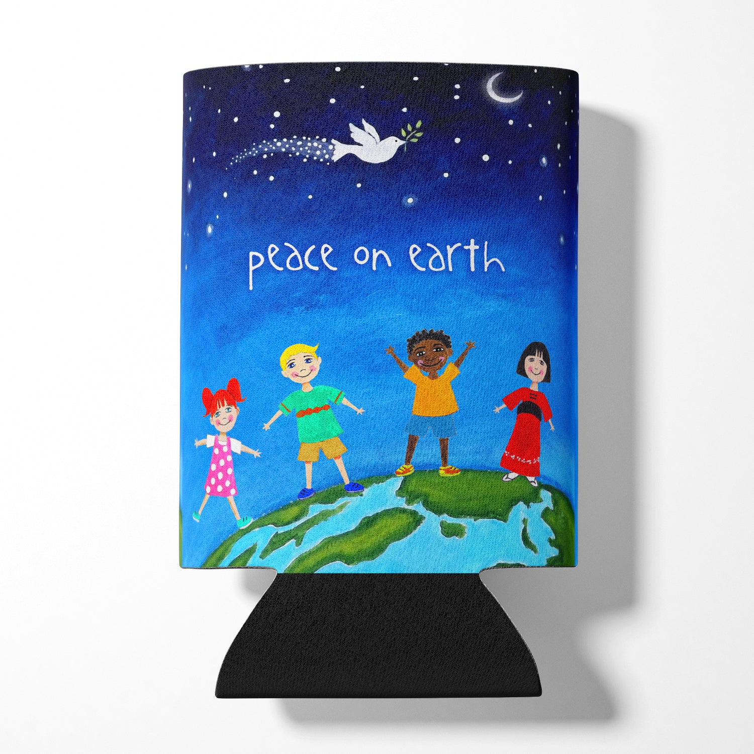 Peace on Earth Can or Bottle Hugger VHA3039CC  the-store.com.