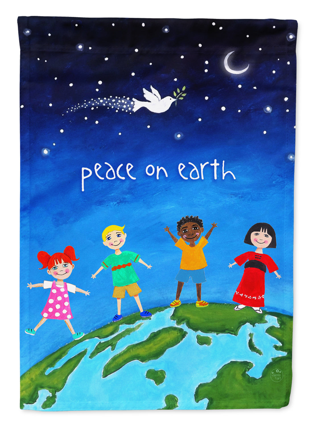 Peace on Earth Flag Garden Size VHA3039GF  the-store.com.