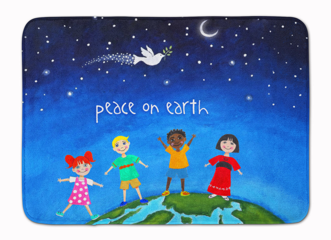 Peace on Earth Machine Washable Memory Foam Mat - the-store.com