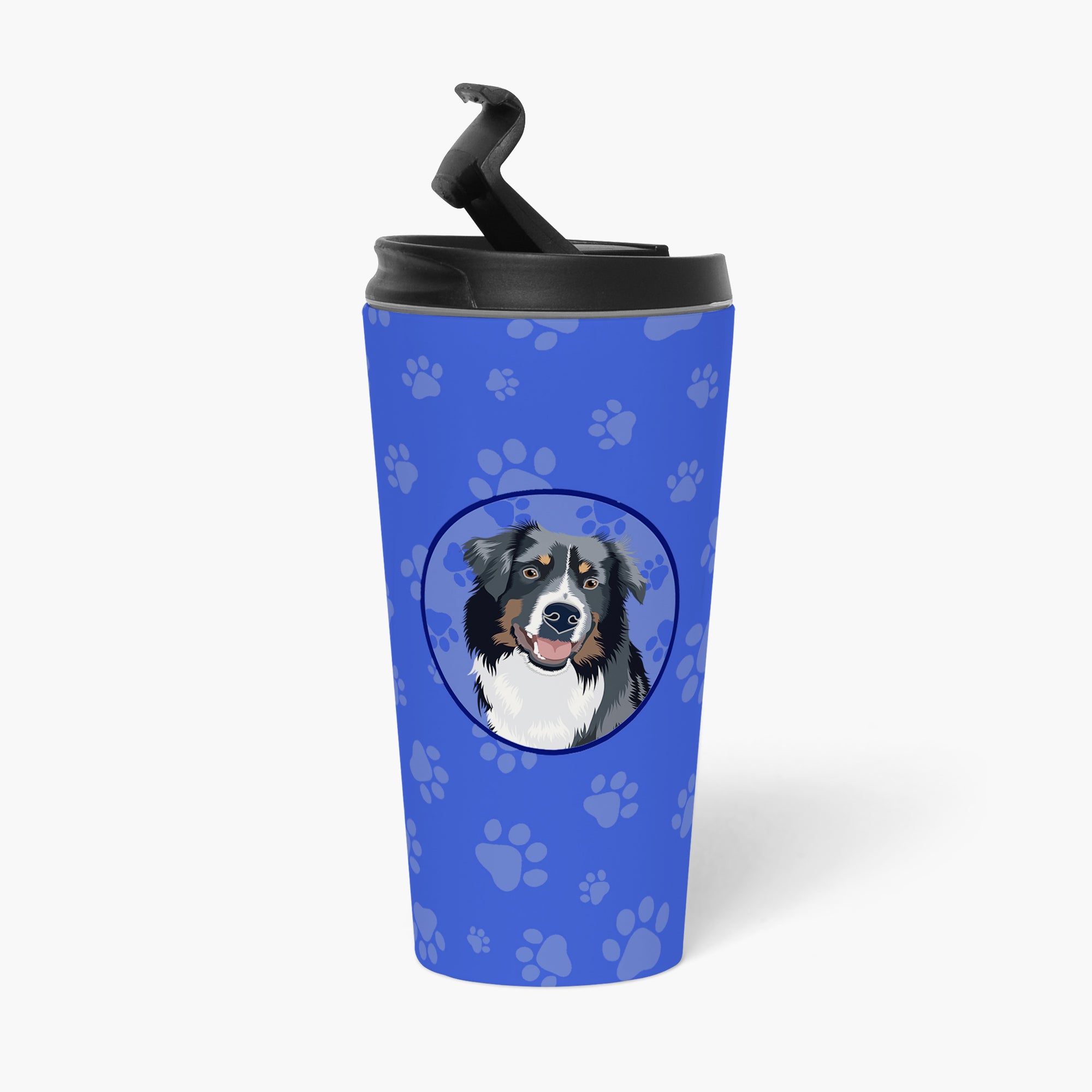 Australian Shepherd Black Tricolor #1  Stainless Steel 16 oz  Tumbler - the-store.com