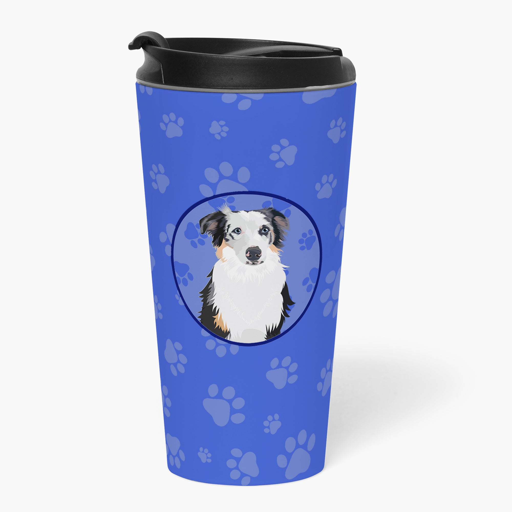 Buy this Australian Shepherd Blue Merle #1  Stainless Steel 16 oz  Tumbler