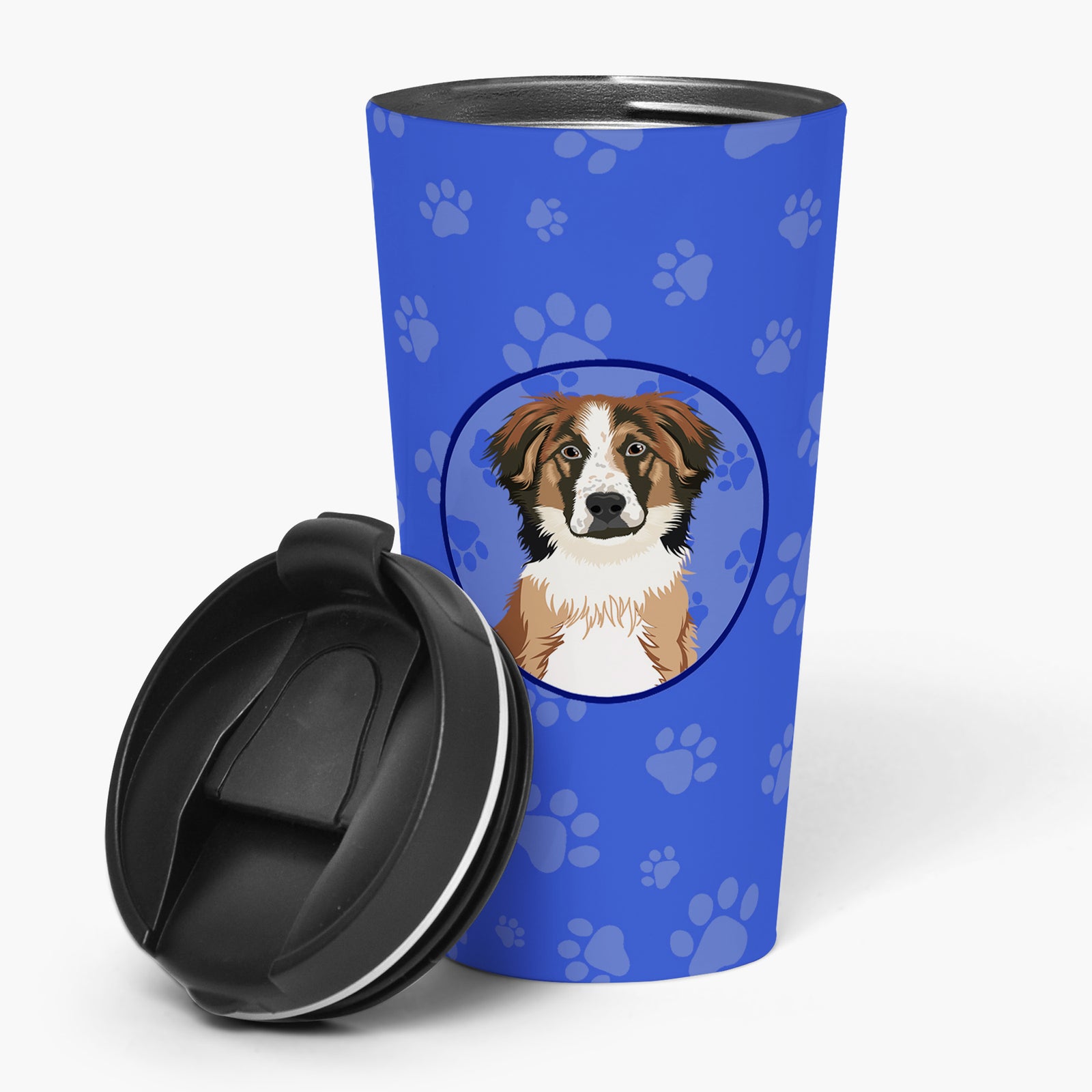 Buy this Australian Shepherd Red Tricolor #1  Stainless Steel 16 oz  Tumbler