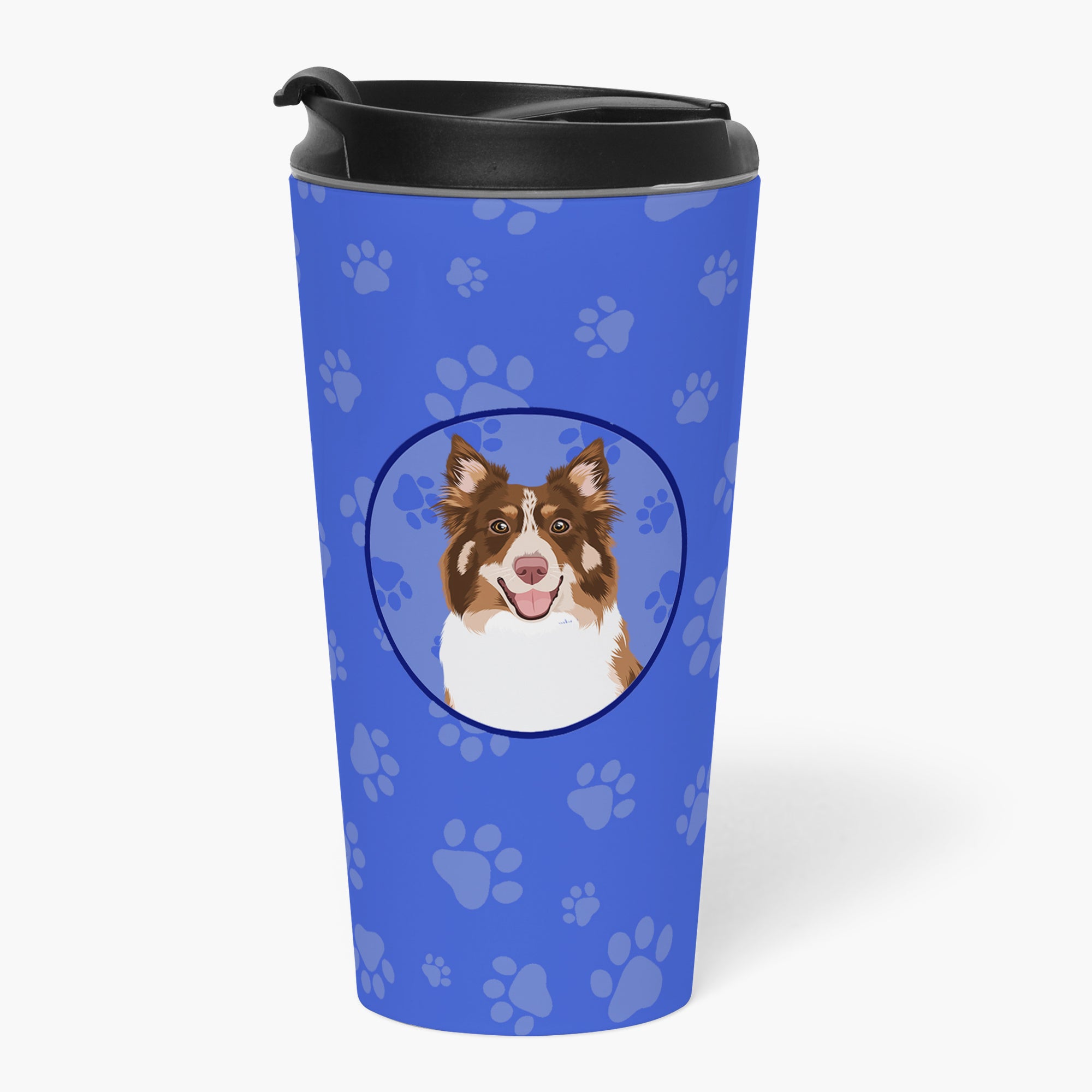 Buy this Australian Shepherd Red Tricolor #2  Stainless Steel 16 oz  Tumbler