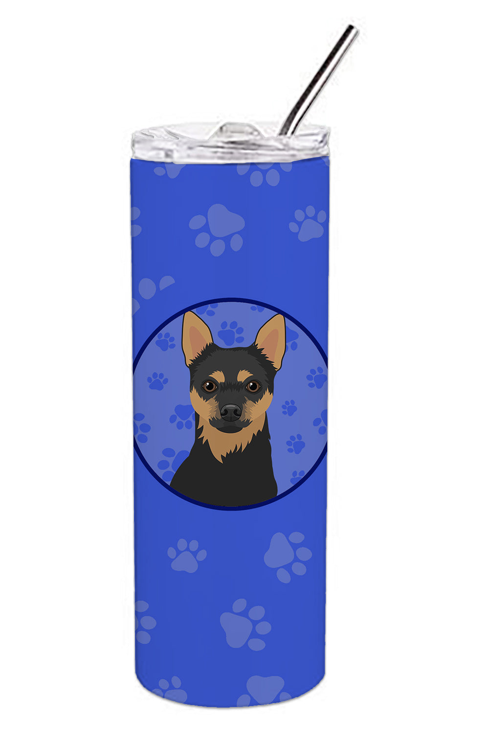 Buy this Chihuahua Black and Tan #1  Stainless Steel 20 oz Skinny Tumbler