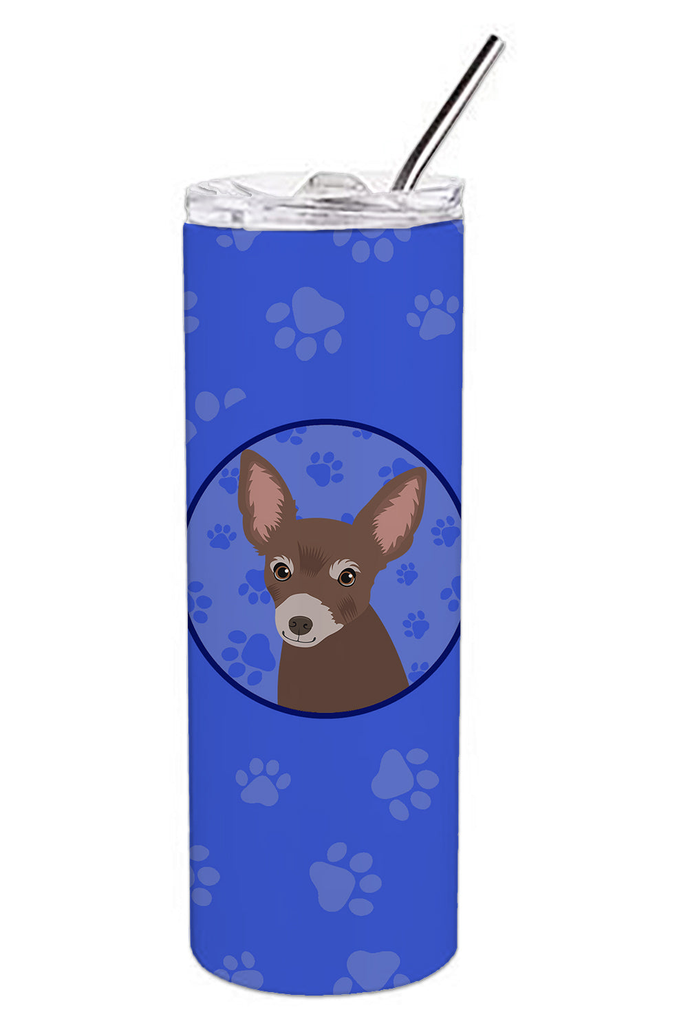 Buy this Chihuahua Chocolate #2  Stainless Steel 20 oz Skinny Tumbler