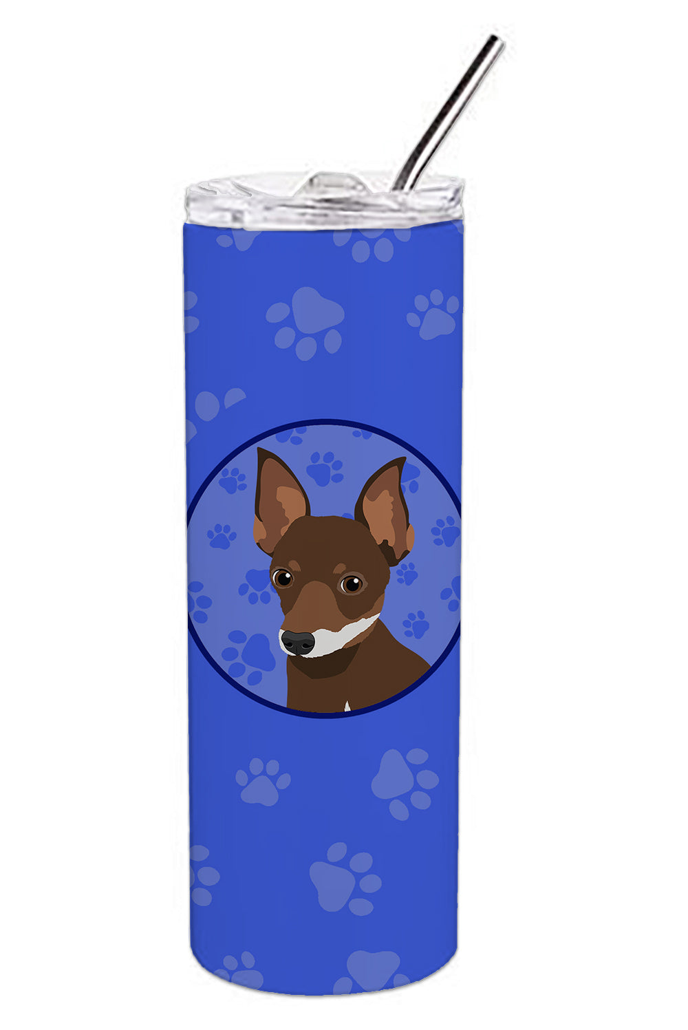 Buy this Chihuahua Chocolate and White #2  Stainless Steel 20 oz Skinny Tumbler