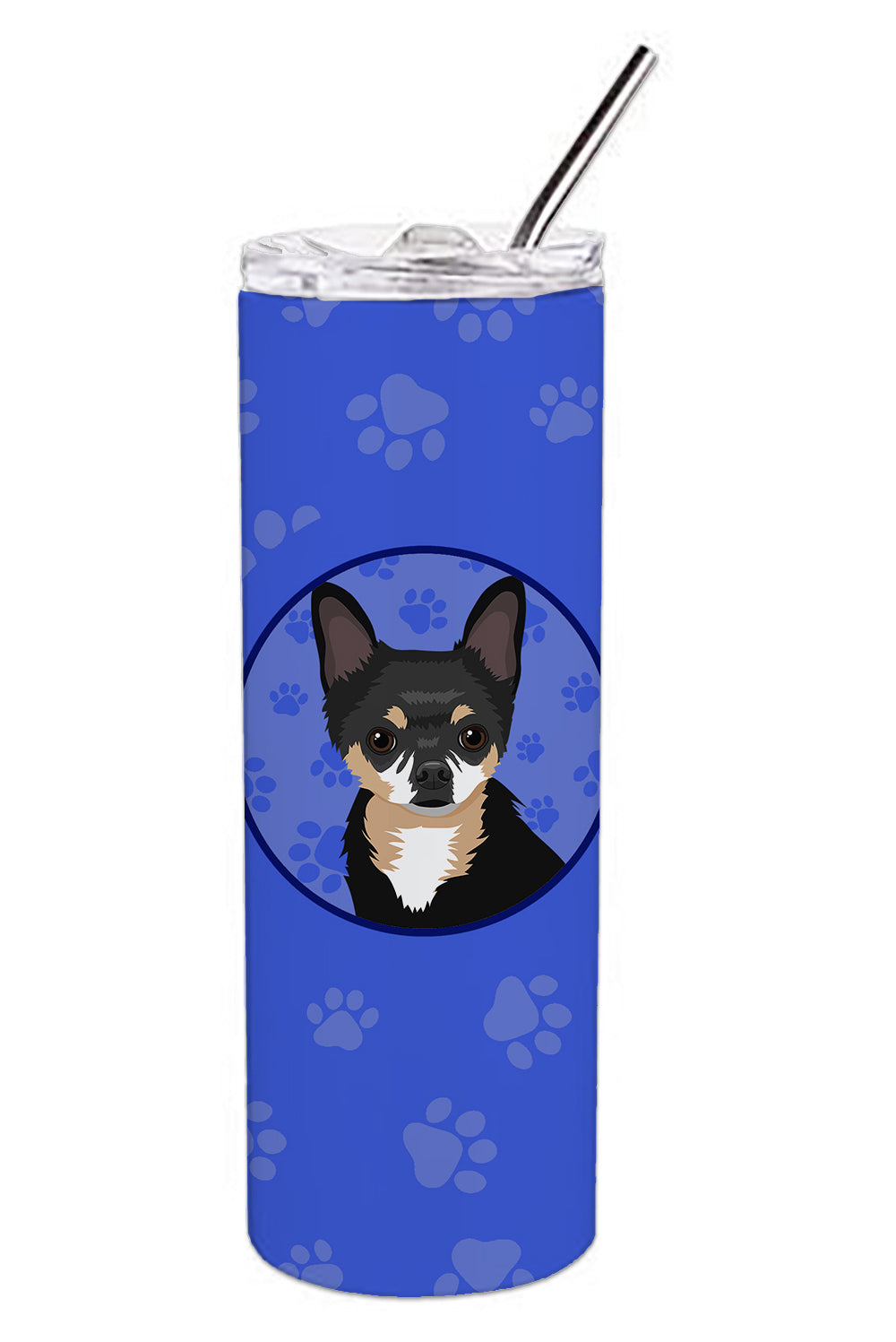 Buy this Chihuahua Tricolor #2  Stainless Steel 20 oz Skinny Tumbler