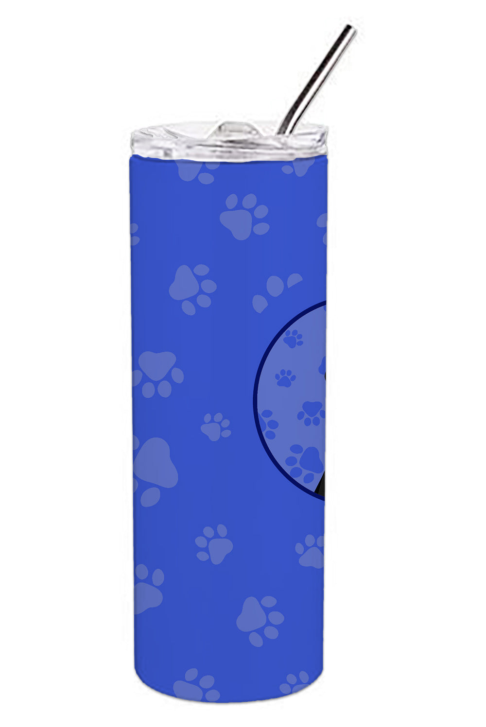 Doberman Pinscher Black Cropped Ears  Stainless Steel 20 oz Skinny Tumbler - the-store.com